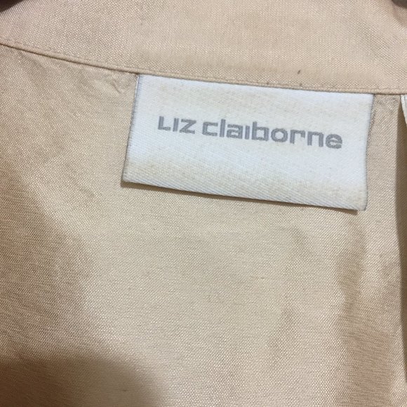 VINTAGE LIZ CLAIBORNE EMBROIDERED BLOUSES SIZE L - Picture 4 of 5